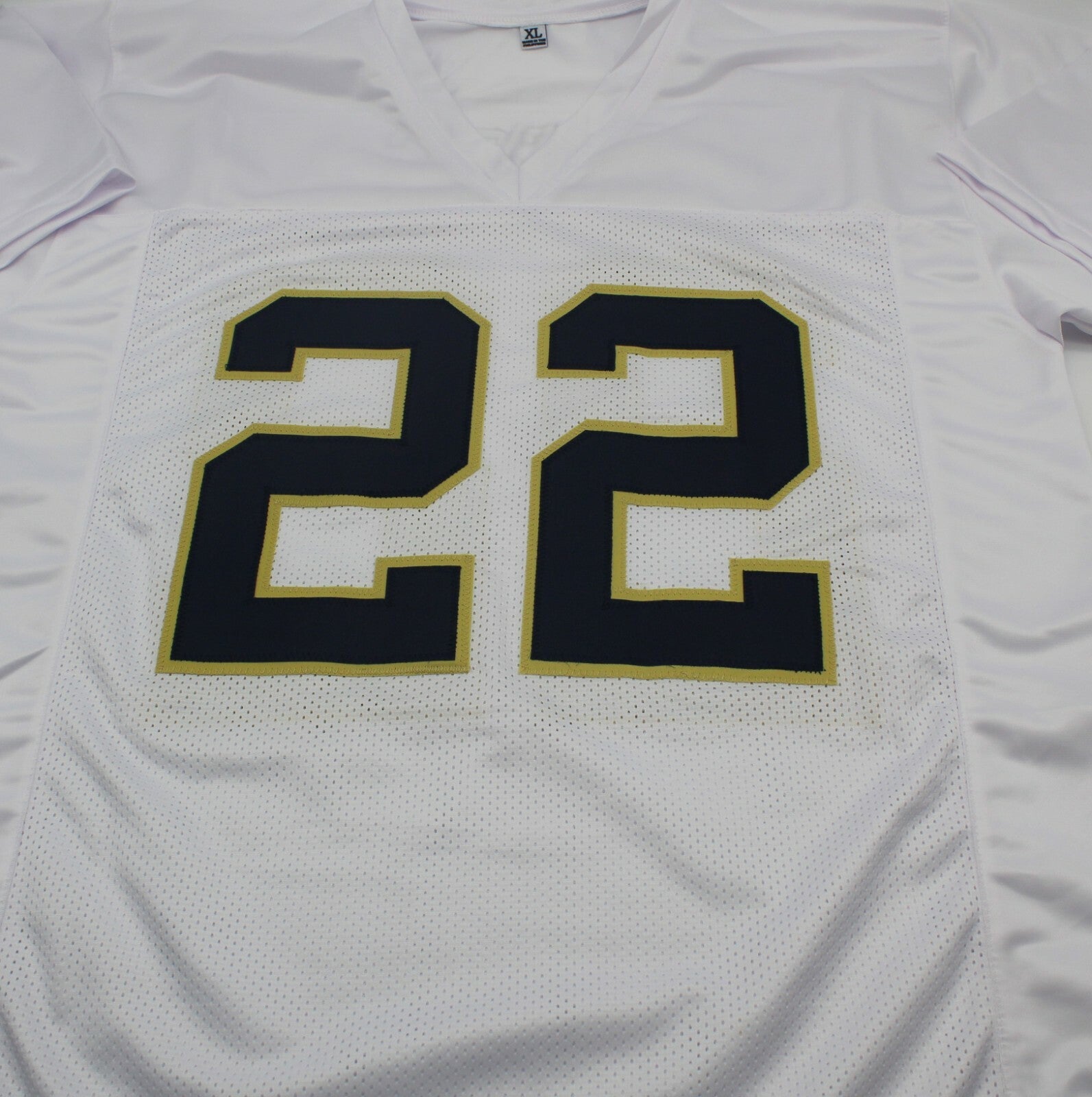 Logan Diggs Signed Custom White Notre Dame Football Jersey w/JSA COA Go Irish!