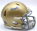 Xavier Watts Signed Notre Dame Irish Mini Football Helmet w/Beckett COA BR32643