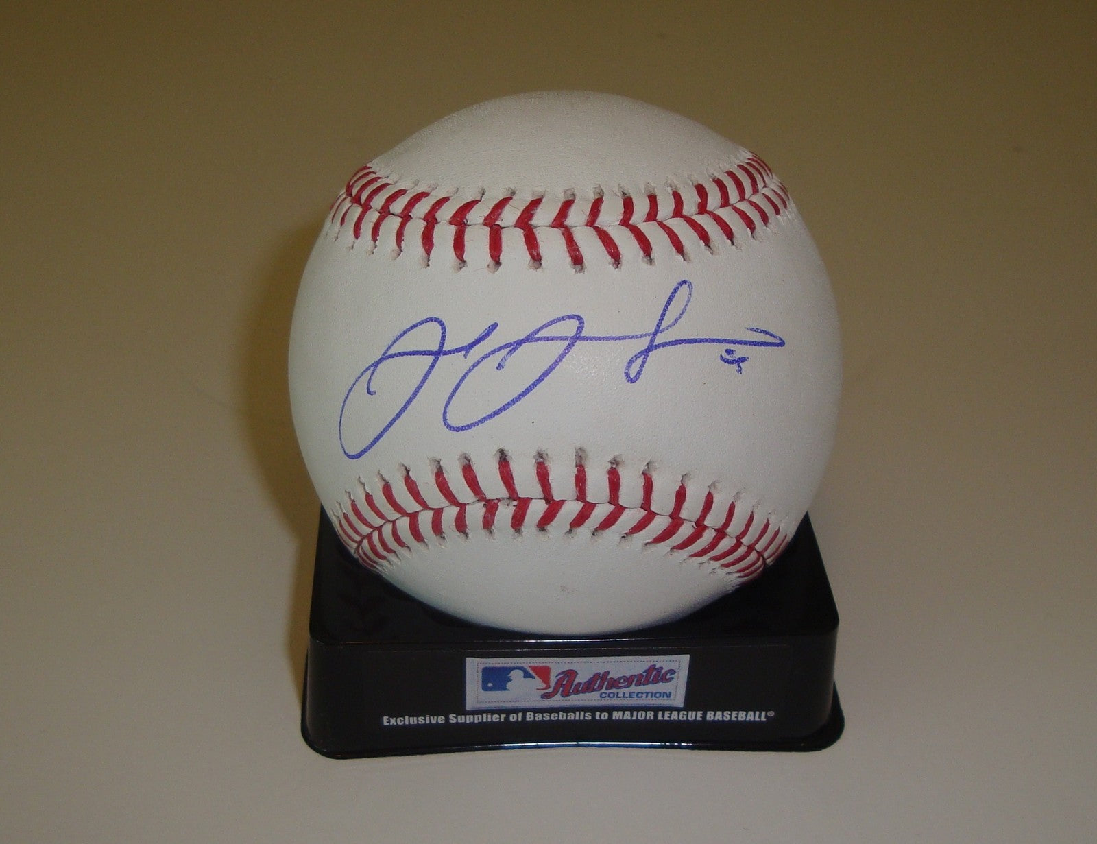 Josh Johnson Signed Official Major League Game Baseball w/COA Marlins #3