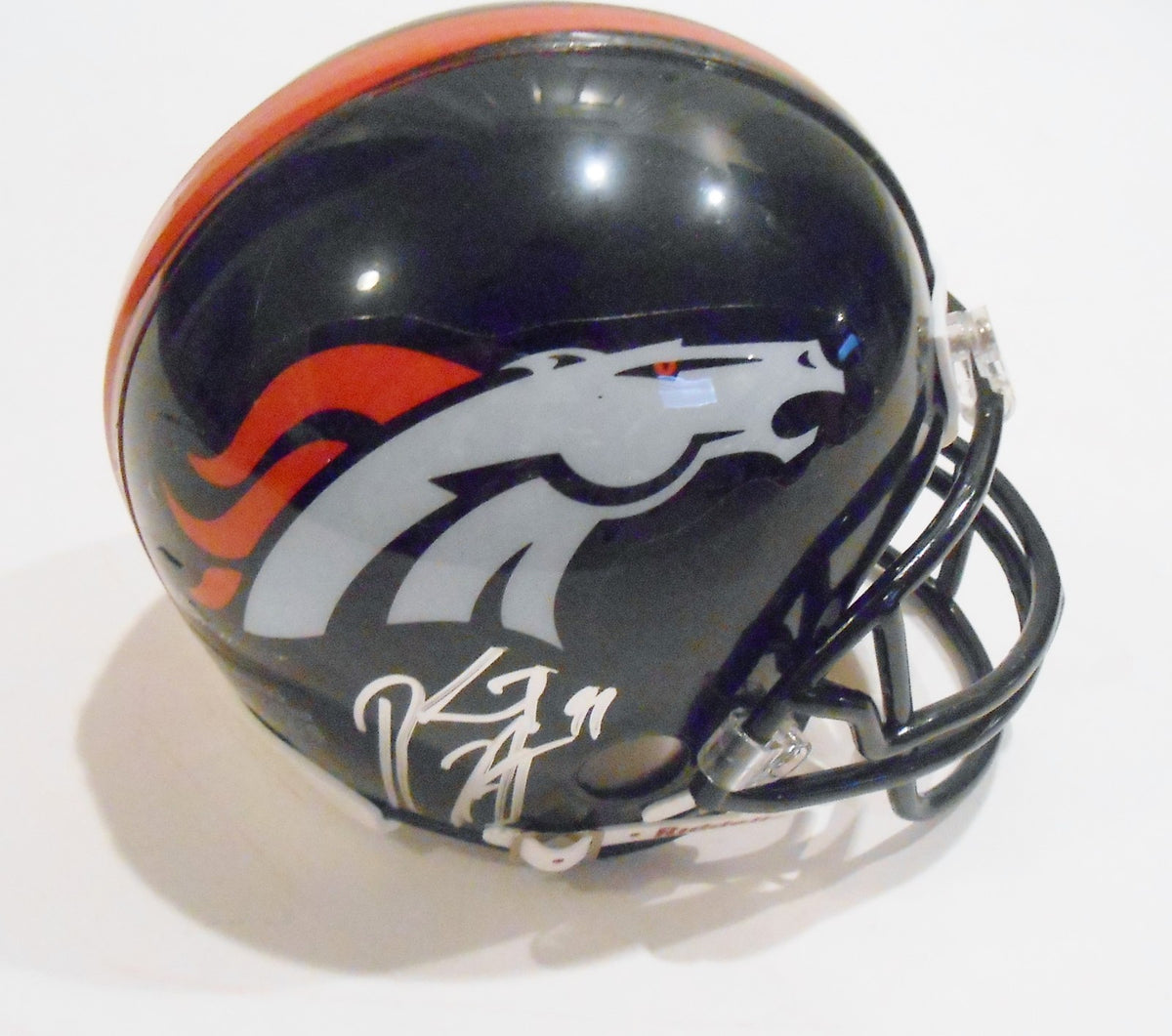 Robert Ayers Signed Denver Broncos Mini Helmet w/COA