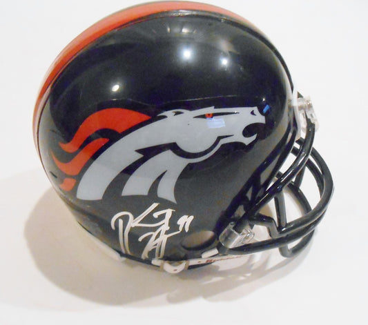 Robert Ayers Signed Denver Broncos Mini Helmet w/COA