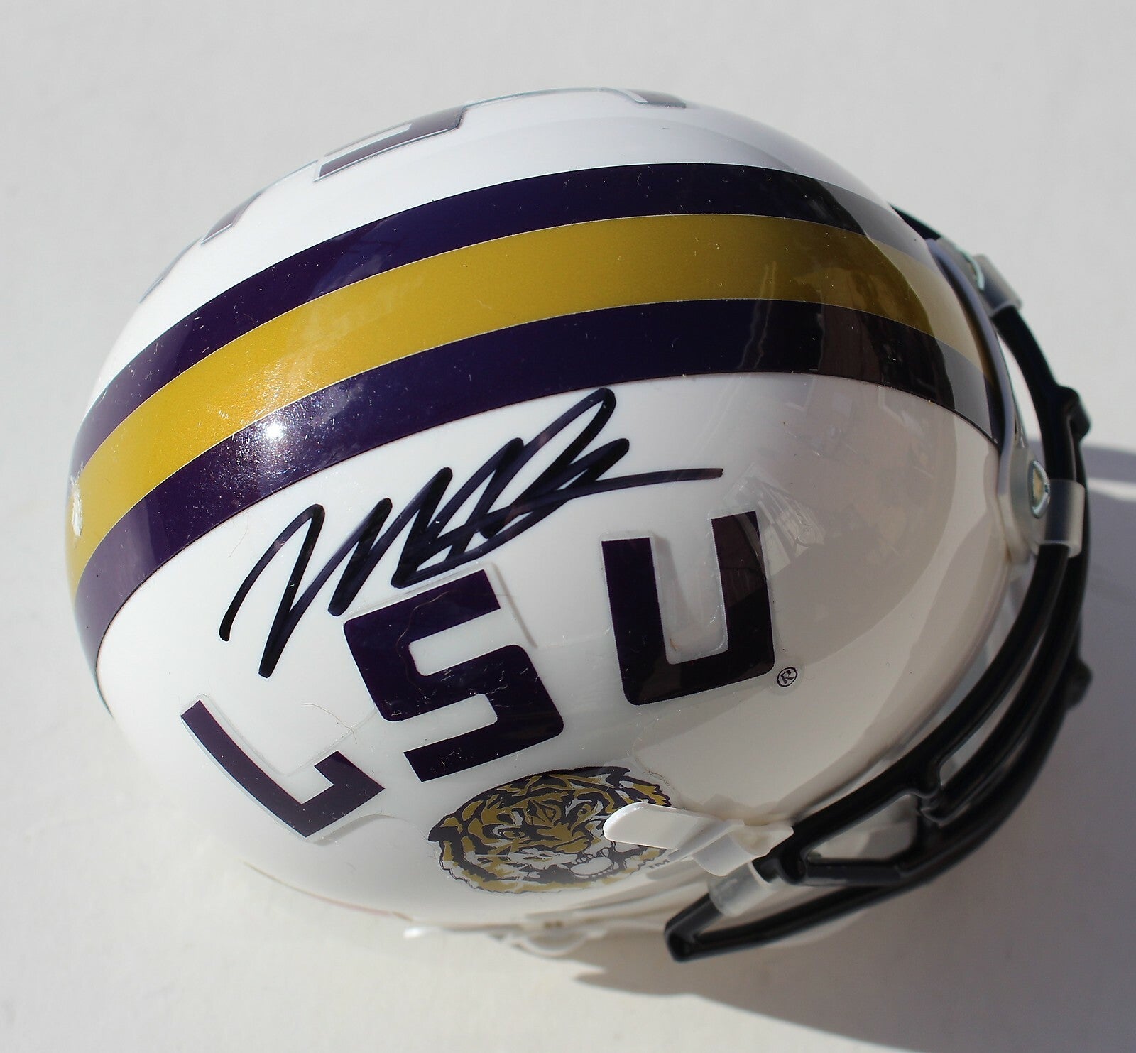 Marcel Brooks Signed LSU Tigers Mini Football Helmet W/COA #1 C