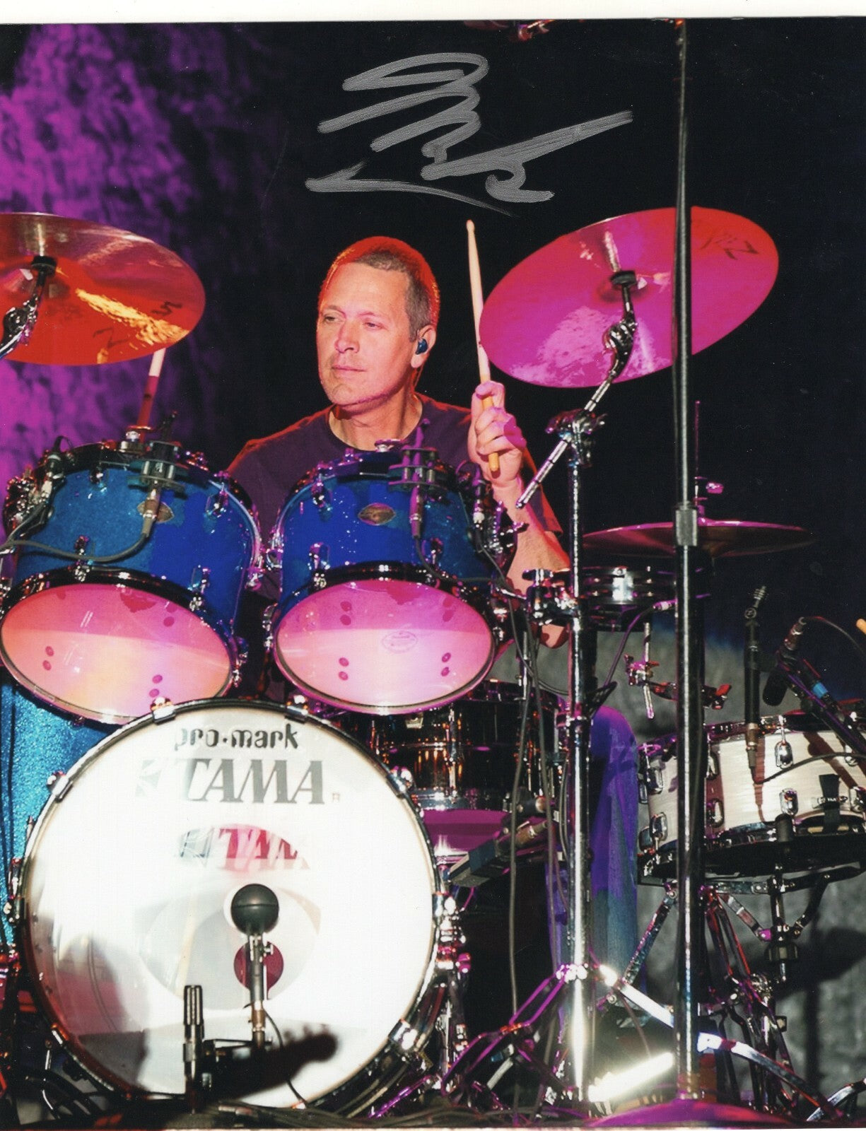 Mike Malinin Signed 8x10 Photo w/COA Musician Drummer Goo Goo Dolls #3  