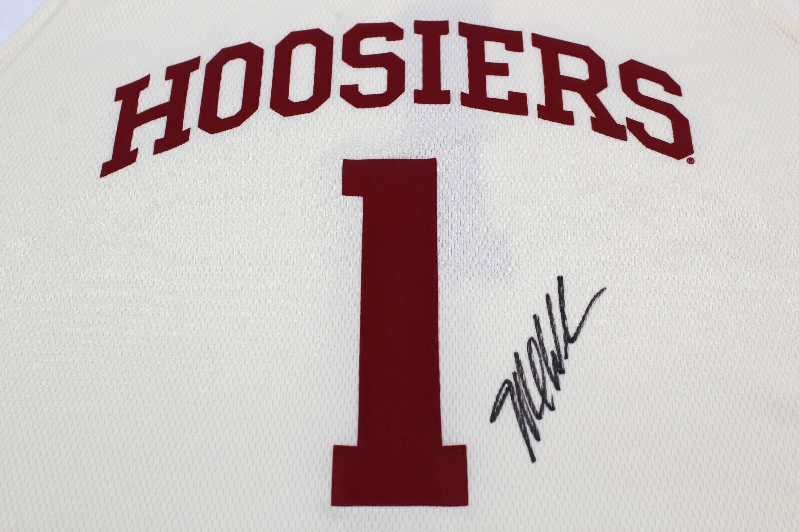 Mike Woodson Signed Indiana Hoosiers Basketball Jersey w/Beckett COA BP89890