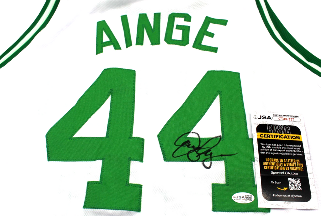 Danny Ainge Signed Boston Celtics Custom Basketball Jersey w/JSA COA CR86227