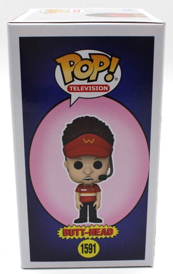 Mike Judge Butt-Head 1591 Signed Funko Beavis Butt-Head w/PSA DNA COA AO81241