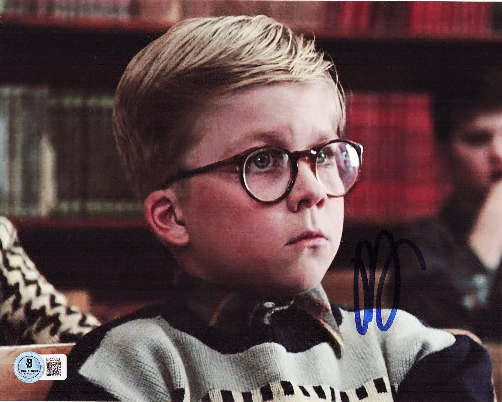Peter Billingsley A Christmas Story Signed 8x10 Photo w/Beckett COA BR25853