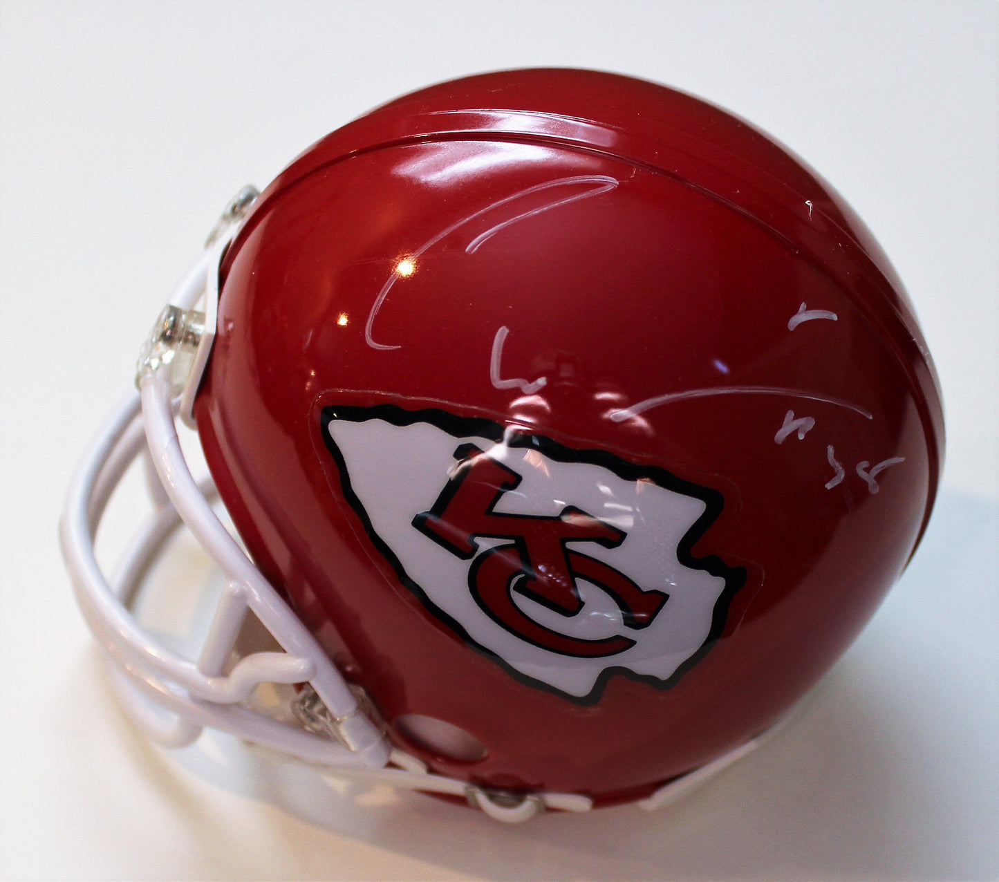 Charcandrick West Signed Kansas City Chiefs Mini Football Helmet w/COA 