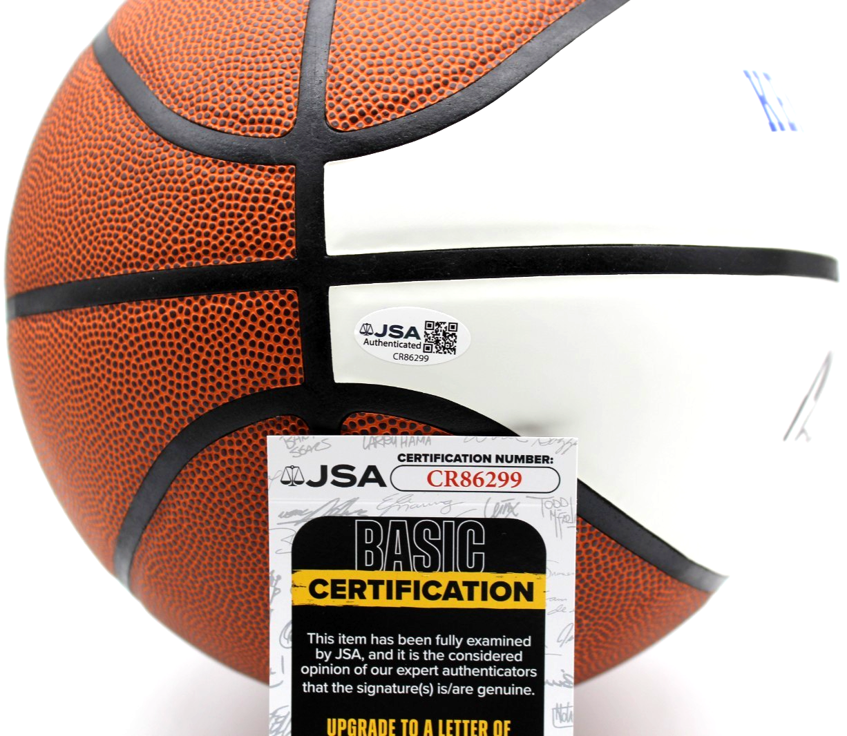 Milan Momcilovic Signed Kentucky Wildcats Logo Basketball w/JSA COA CR86299
