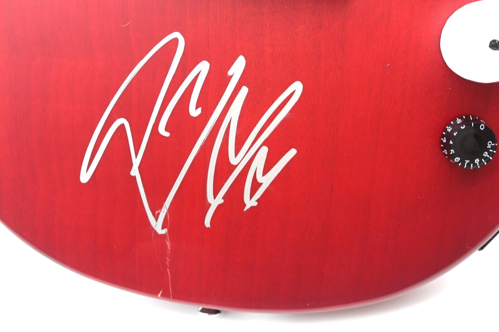 Post Malone Signed Epiphone Electric Guitar w/Beckett COA BH033980 Damaged