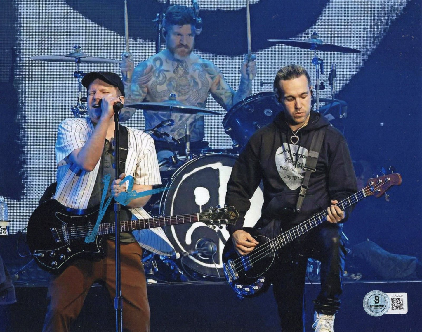 Patrick Stump Fall Out Boy Pop Rock Signed 8x10 Photo w/Beckett COA BP59297