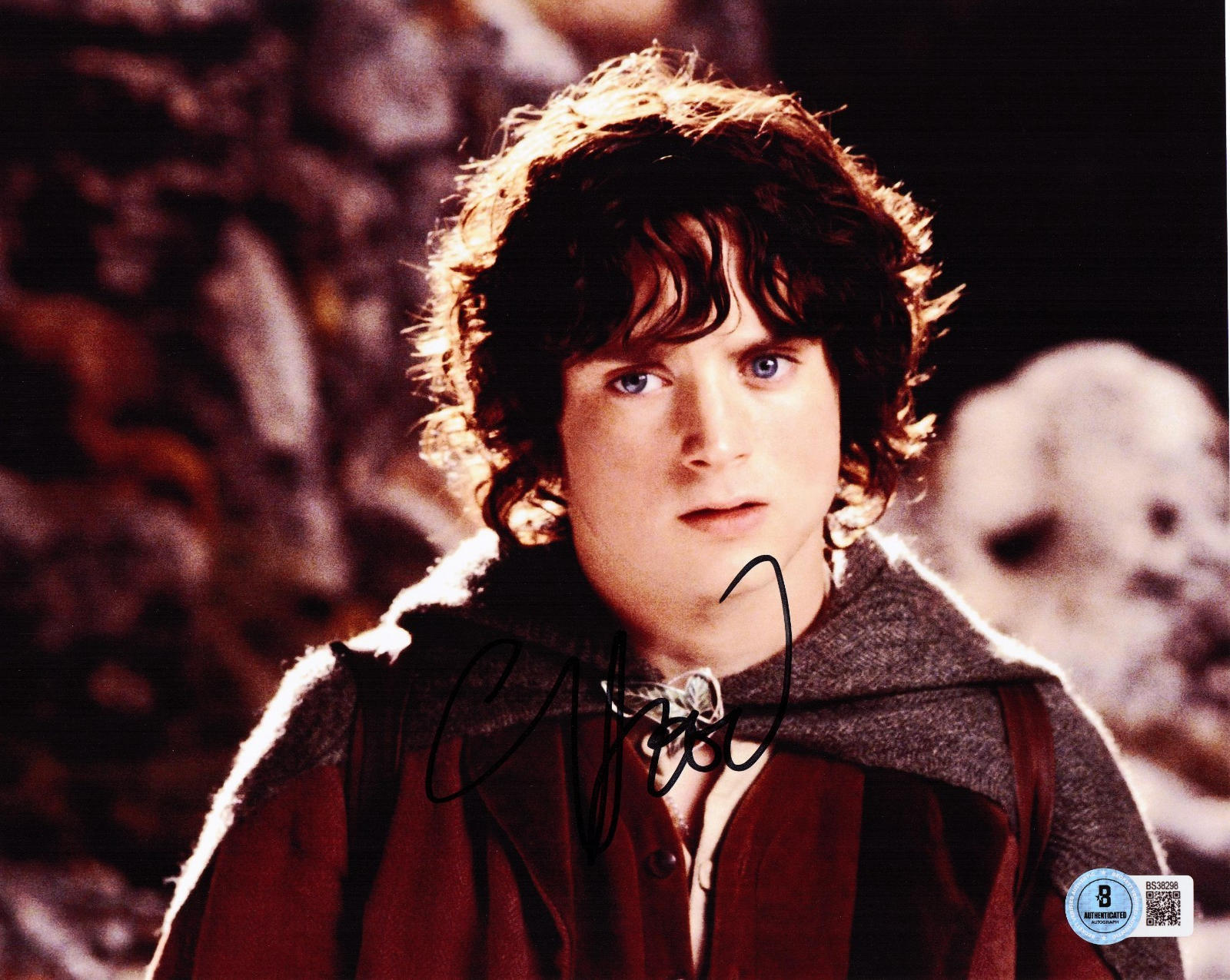Elijah Wood Signed Frodo Lord of The Rings 8x10 Photo W/Beckett COA BS38298