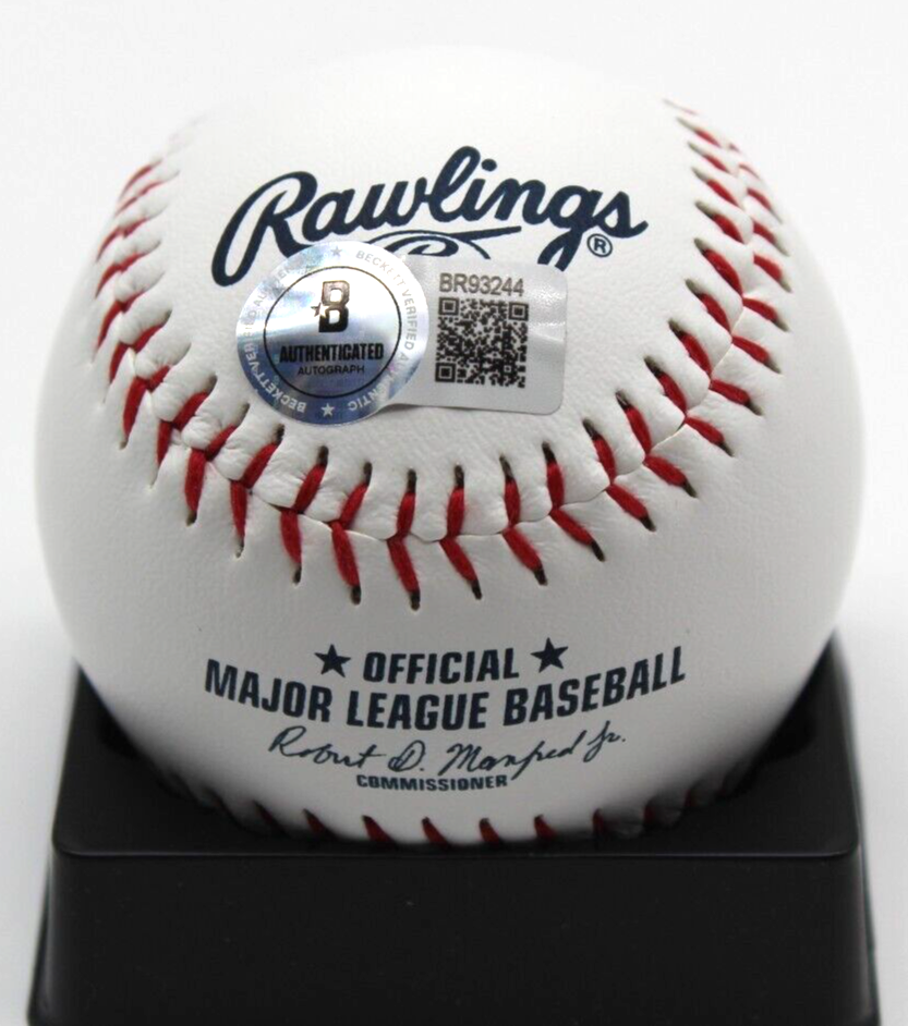 Freddy Garcia Signed White Sox Major League Logo Ball w/Beckett BAS BR93244