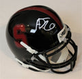 Austin Jones Signed Stanford Cardinal Mini Football Helmet W/COA Black