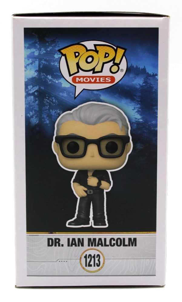 Jeff Goldblum Signed Jurassic World Dr. Ian 1213 Funko Pop w/Beckett COA BT78238