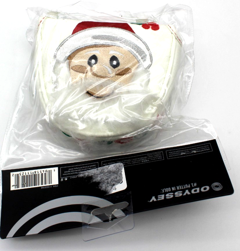 Brand New Odyssey Limited Edition Santa Clause Mallet Golf Putter Cover X-Mas