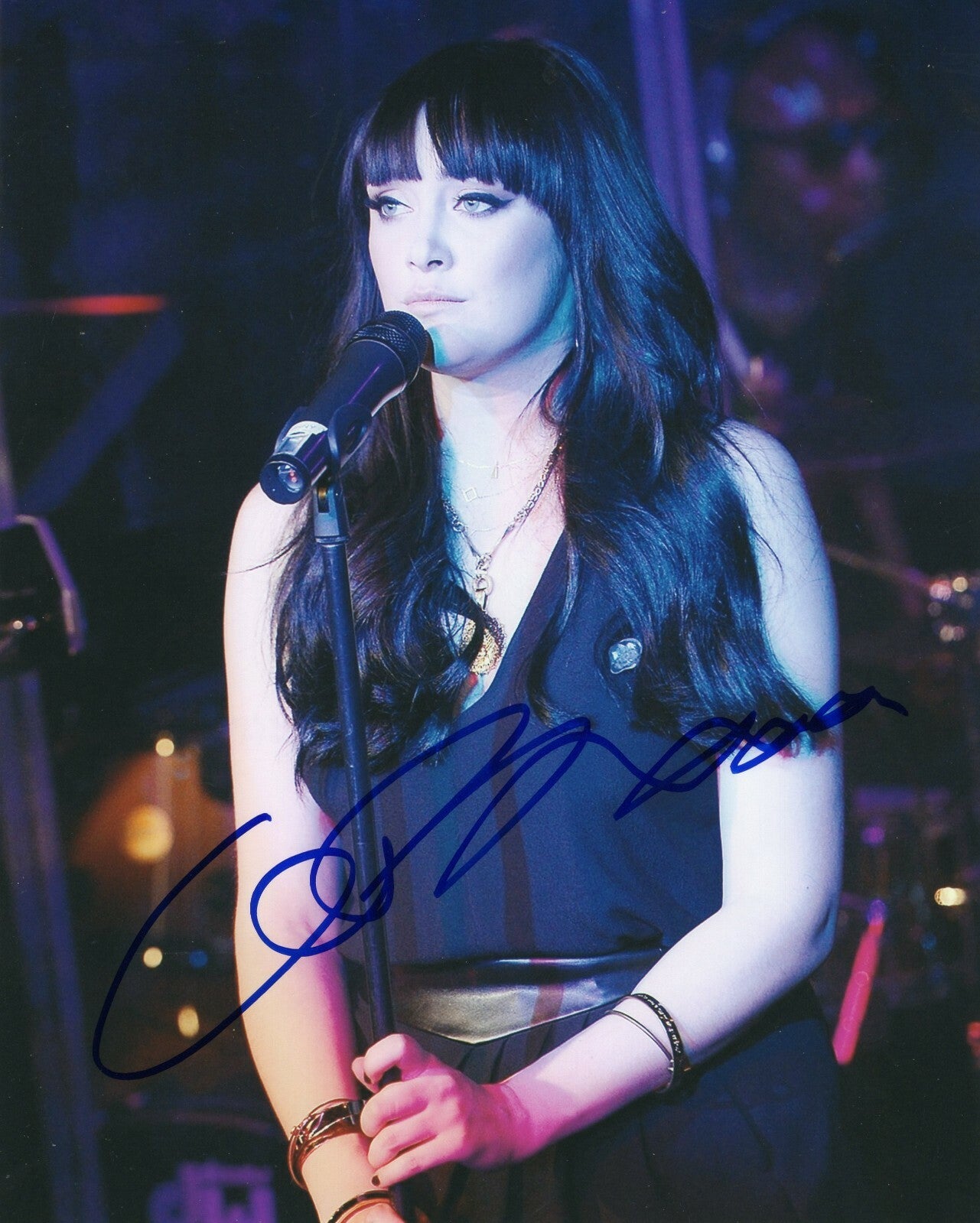 Ginny Blackmore  Singer Bones Signed 8x10 Photo w/COA  #1     