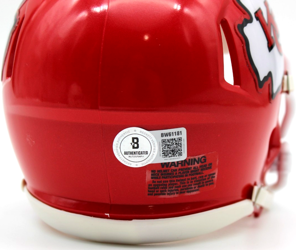 Steve Spagnuolo Kansas City Chiefs Signed Mini Football Helmet w/Beckett BW61181