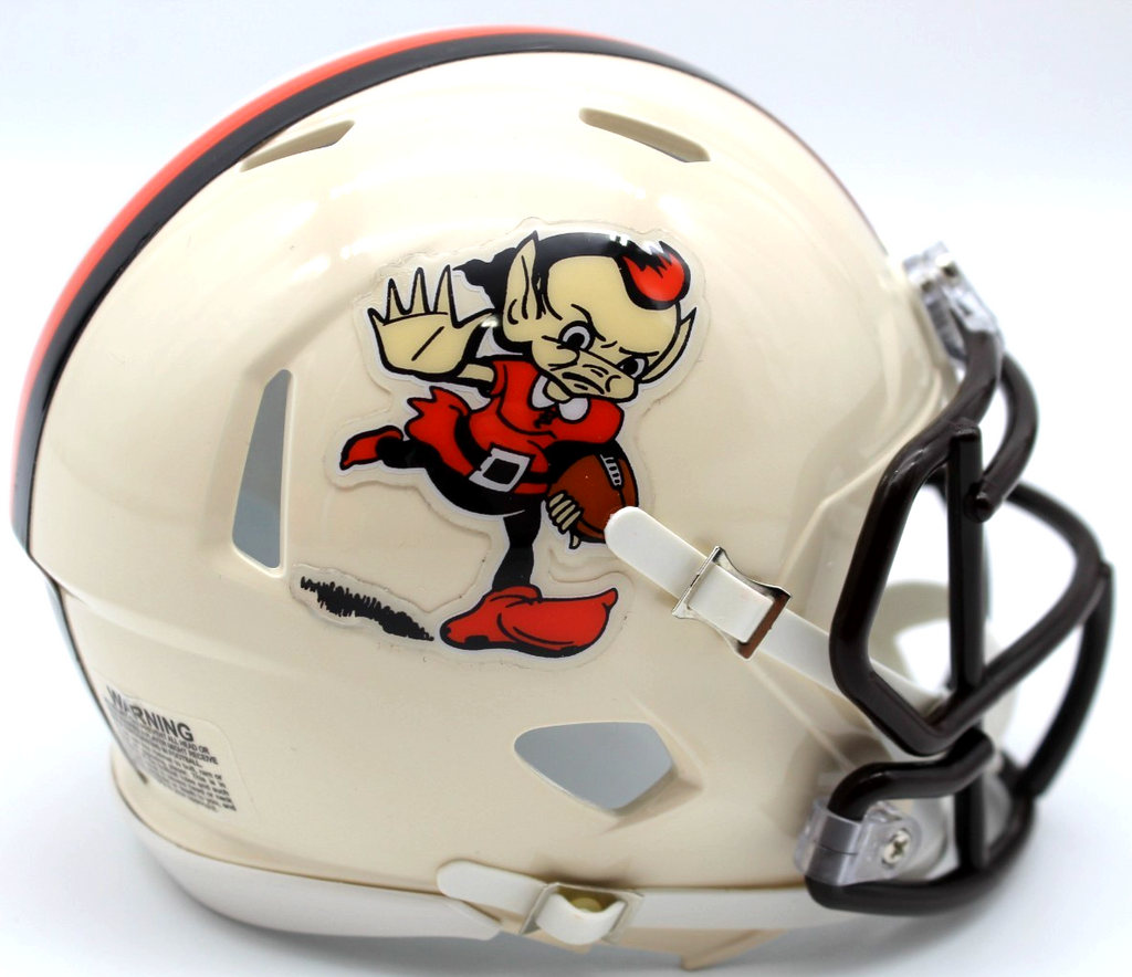 Kevin KC Concepcion Signed Cleveland Browns Retro Mini Helmet w/JSA COA CR86332