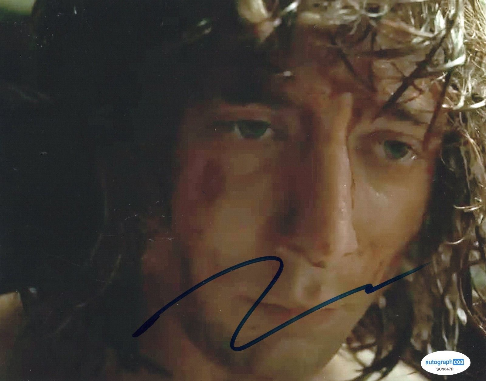 Jeremy Allen White The Iron Claw Von Erich Signed 8x10 Photo w/ACOA SC98470