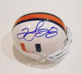 Clinton Portis Signed Miami Hurricanes Mini Helmet w/COA Redskins Broncos