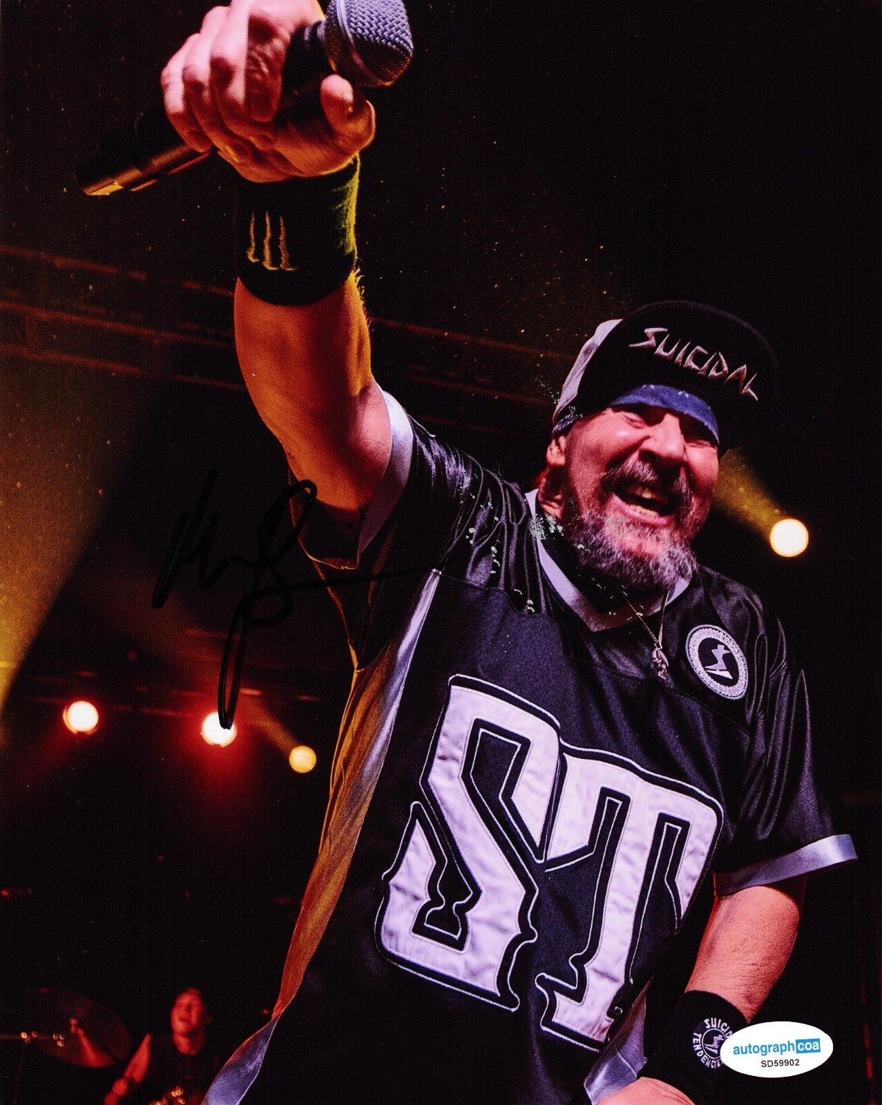Mike Muir Suicidal Tendencies Cyco Miko Signed 8x10 Photo w/ACOA SD59902