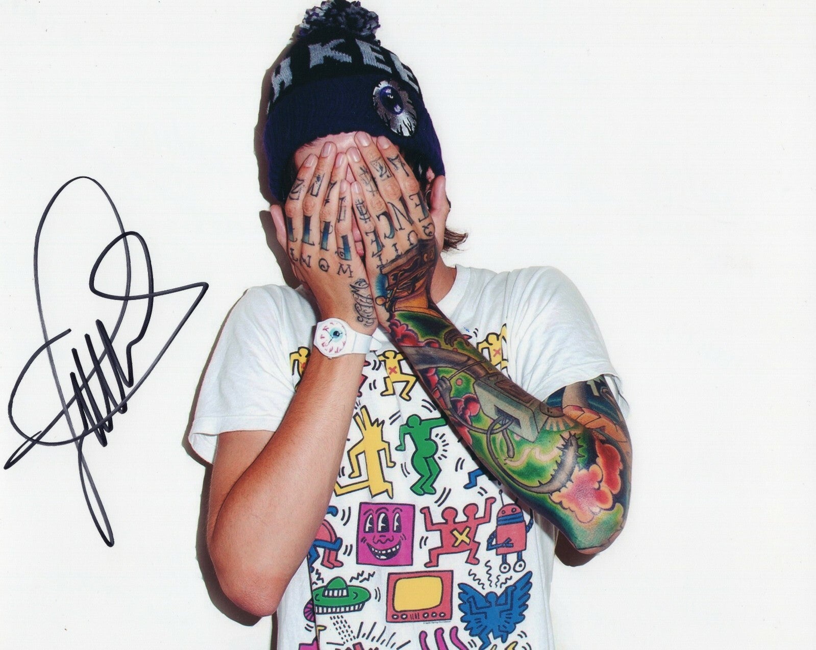 T Mills Travis Signed 8x10 Photo w/COA Singer Ready Fire Aim The Takeover #4 