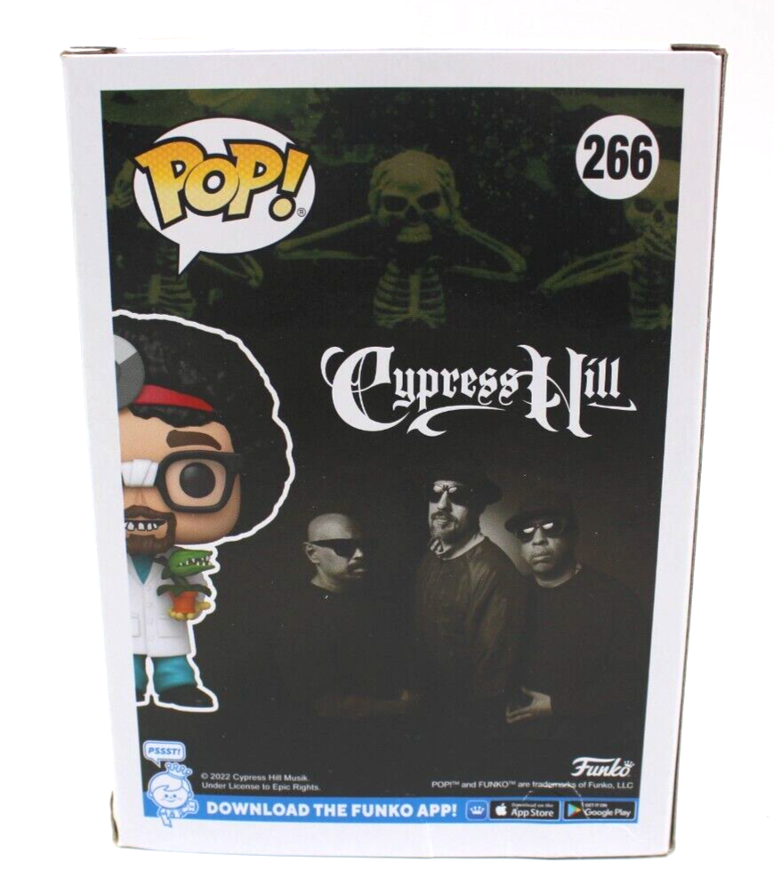 B-Real AS Dr. Greenthumb Cypress Hill Signed Funko Pop w/Beckett COA BH010992