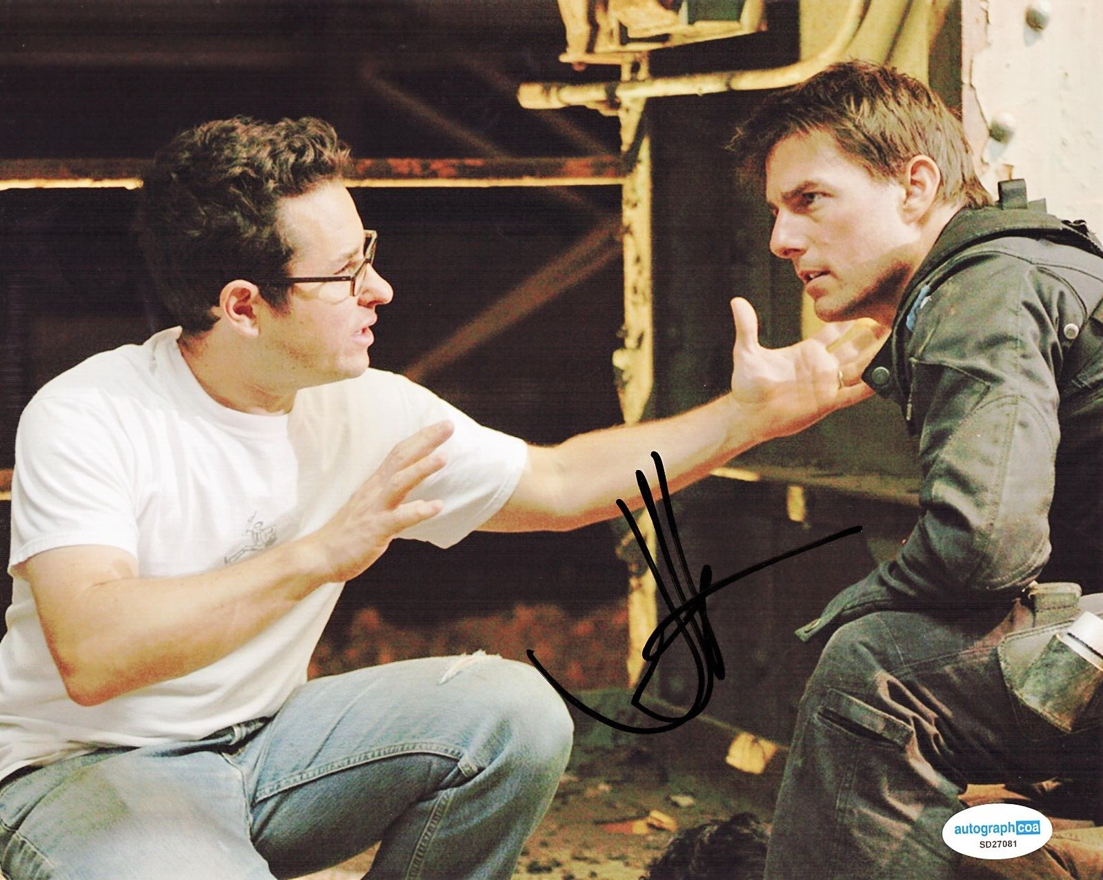 JJ Abrams J.J. Signed 8x10 Photo Mission Impossible Movie w/ACOA SD27081