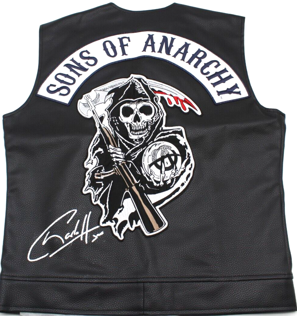 Charlie Hunnam Signed Sons of Anarchy Motorcycle Vest w/Beckett COA BR32503