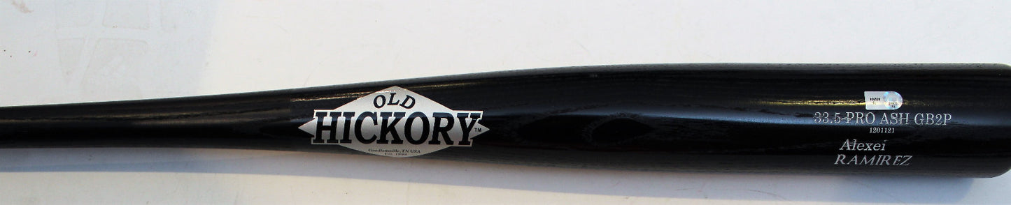 Alexei Ramirez Signed Old Hickory Bat w/MLB Authentic COA Game Model White Sox