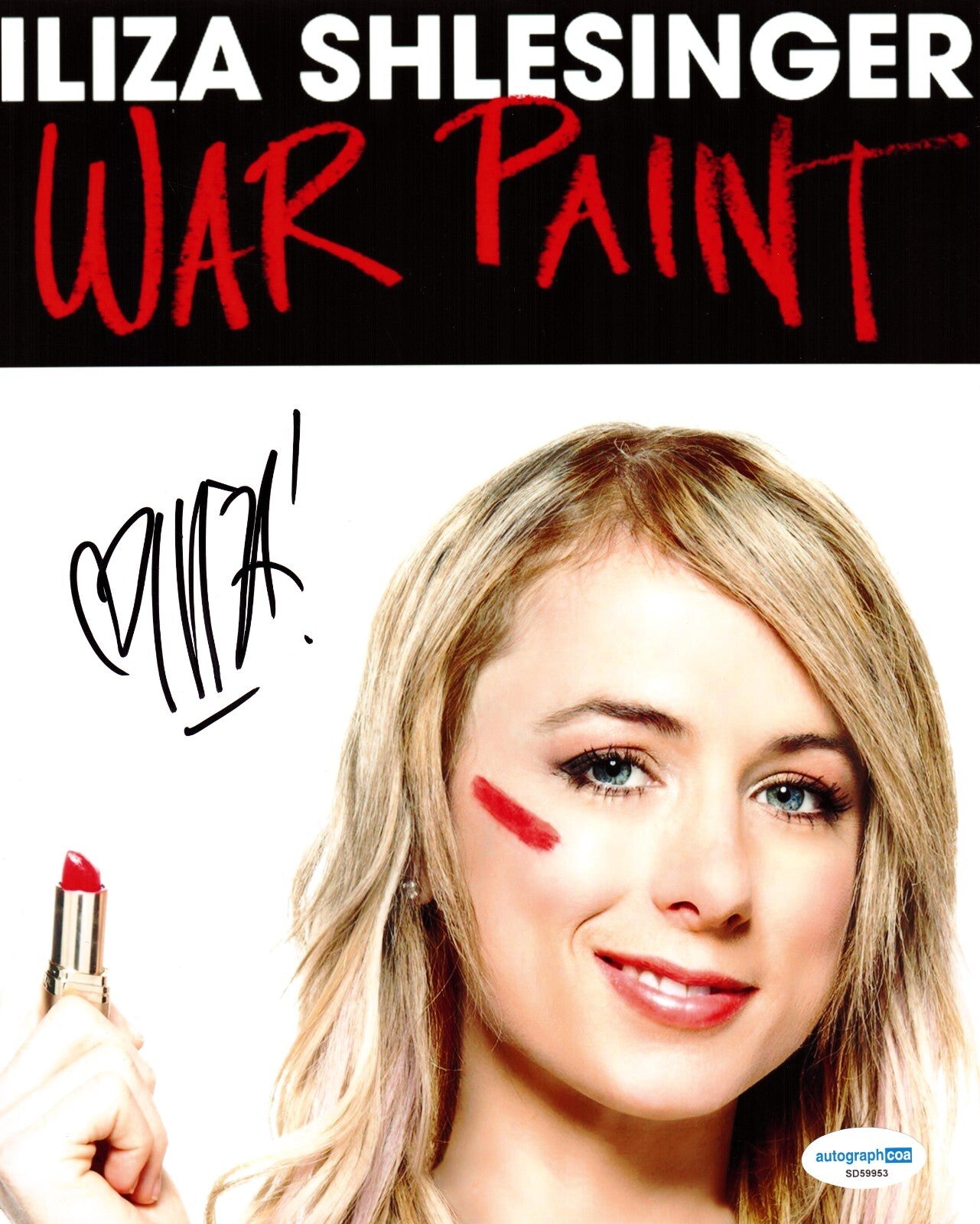 Iliza Shlesinger Last Comic Standing Signed 8x10 Photo w/ACOA SD59953
