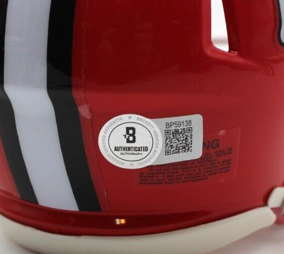 DJ Moore Signed Maryland Terrapins Mini Football Helmet w/Beckett COA BP59138