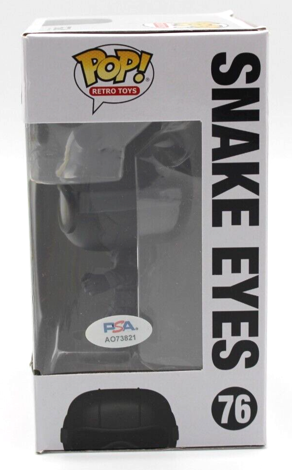Ray Park G.I. Joe Snake Eyes Signed Funko Pop 76 w/PSA DNA COA AO73821