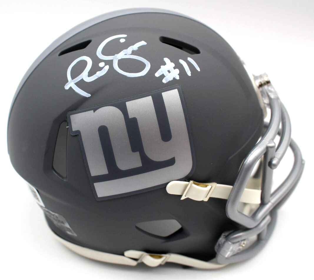 Phil Simms New York Giants Signed Mini Football Helmet w/Beckett COA BS38149