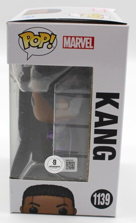 Jonathan Majors KANG Signed Funko Pop 1139 Ant Man w/Beckett COA BM50302 *Swap*