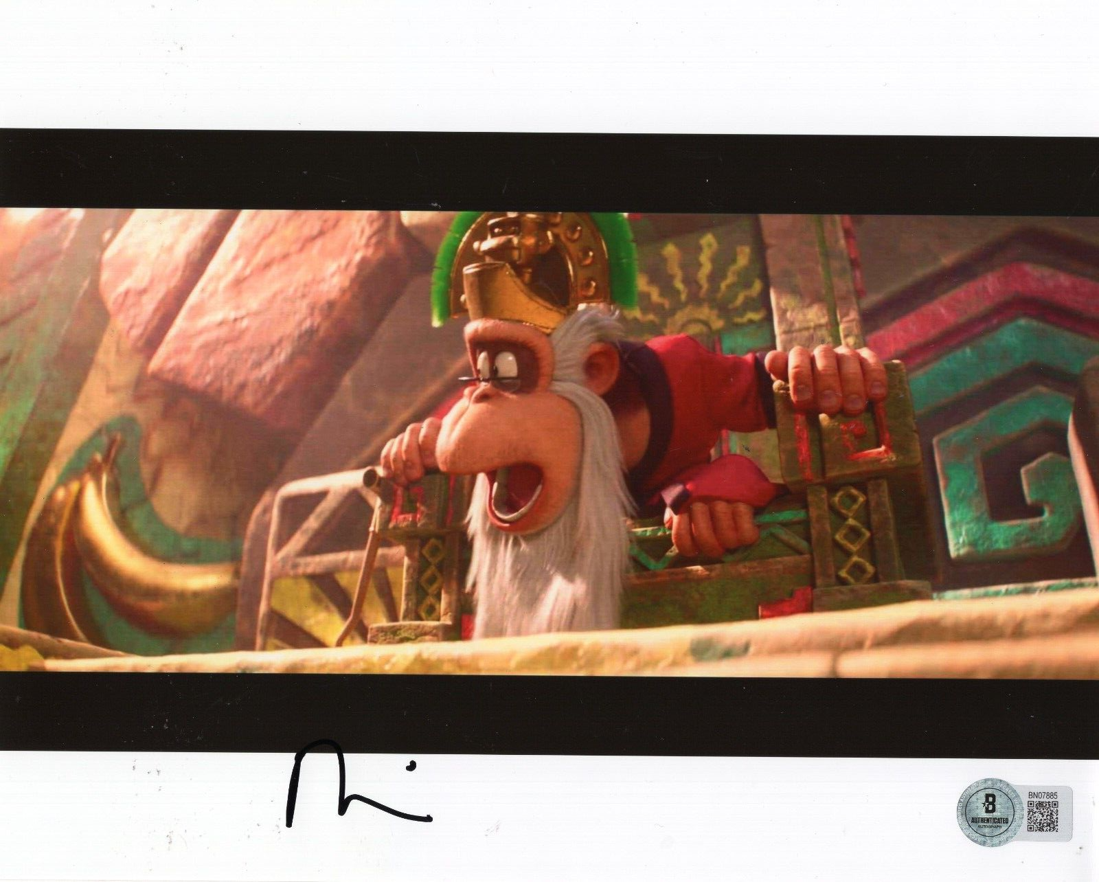 Fred Armisen Signed Super Mario Cranky Kong 8x10 Photo w/Beckett COA BN07885