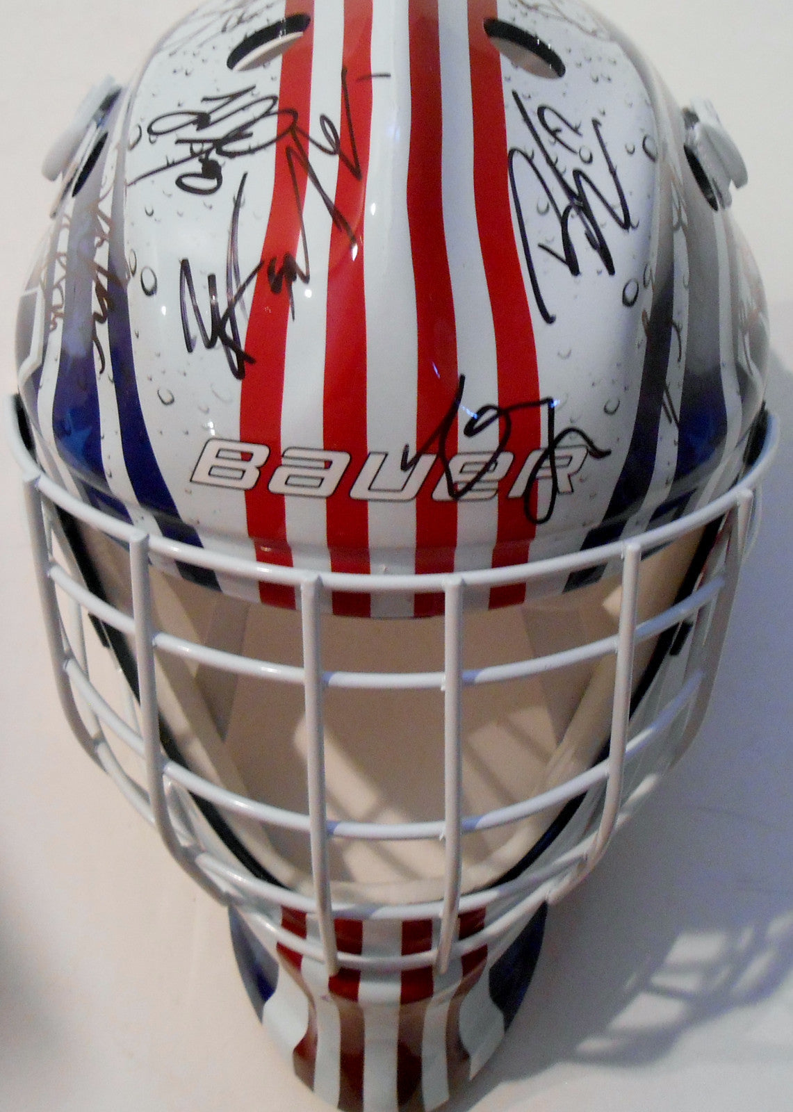 2016 World Cup of Hockey Signed Team USA Goalie Mask w/COA #1