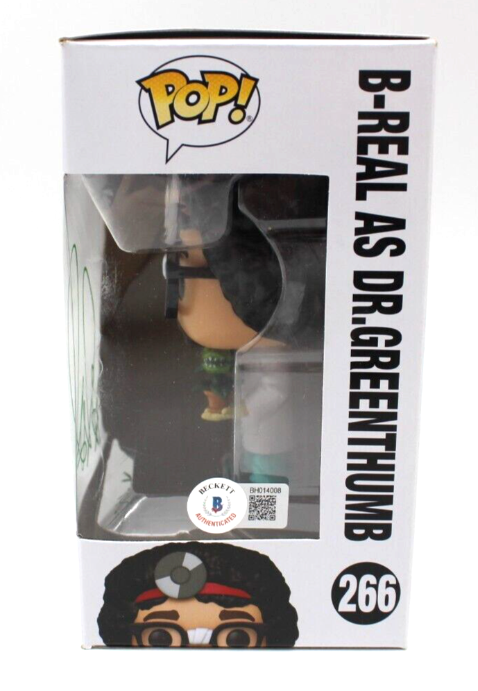 B-Real AS Dr. Greenthumb Cypress Hill Signed Funko Pop w/Beckett COA BH014008