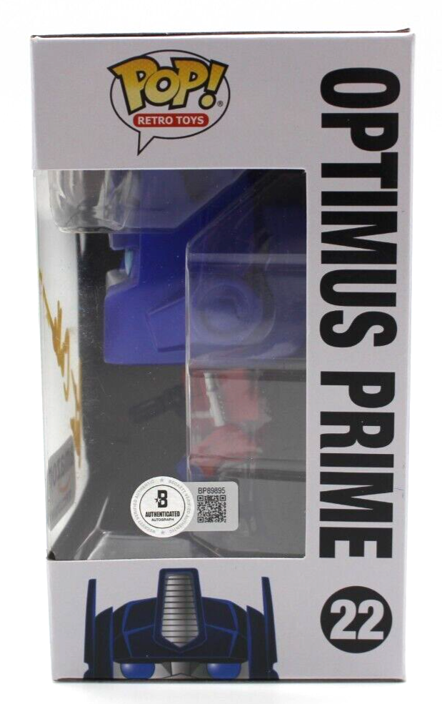 Peter Cullen Transformers Optimus Prime #22 Signed Funko w/Beckett COA BP89895