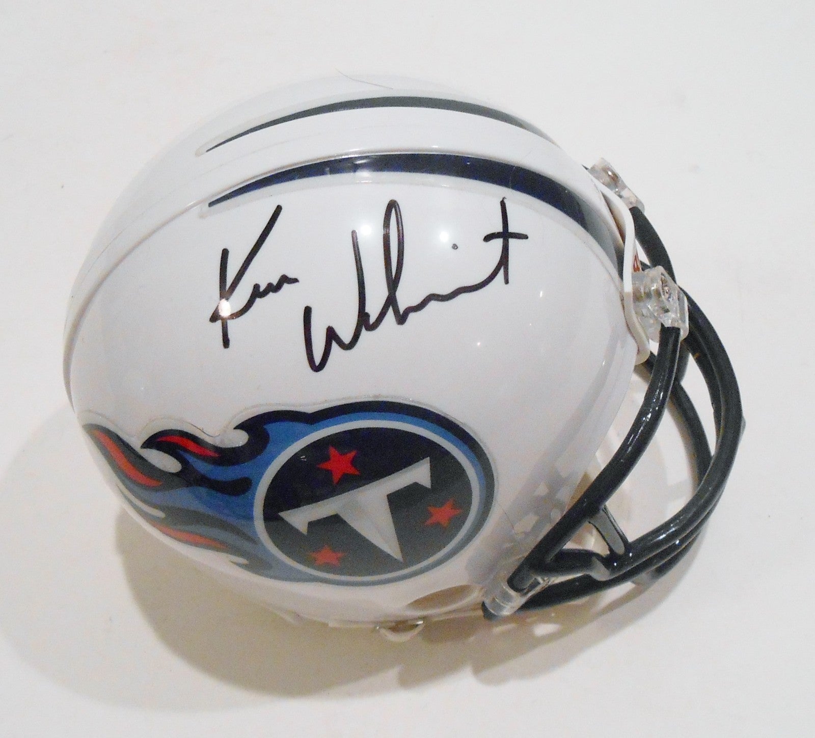 Ken Whisenhunt Signed Tennessee Titans Mini Football Helmet w/COA