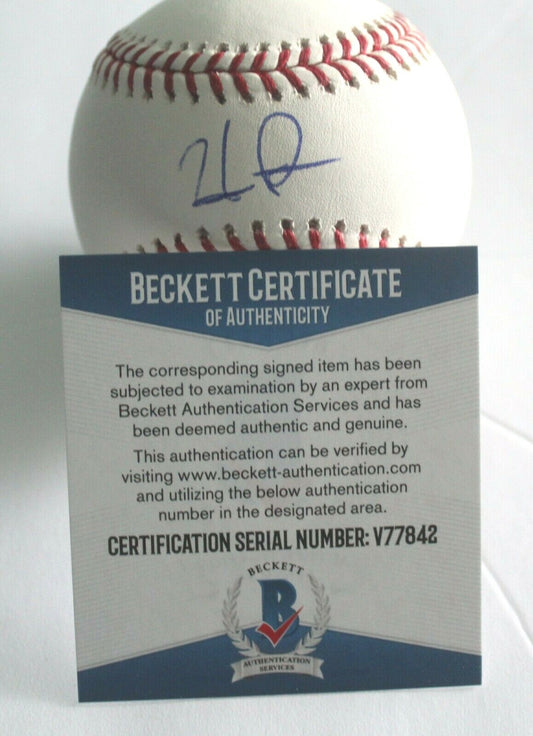 Hudson Potts Signed Official Major League Baseball Padres W/Beckett COA V77842