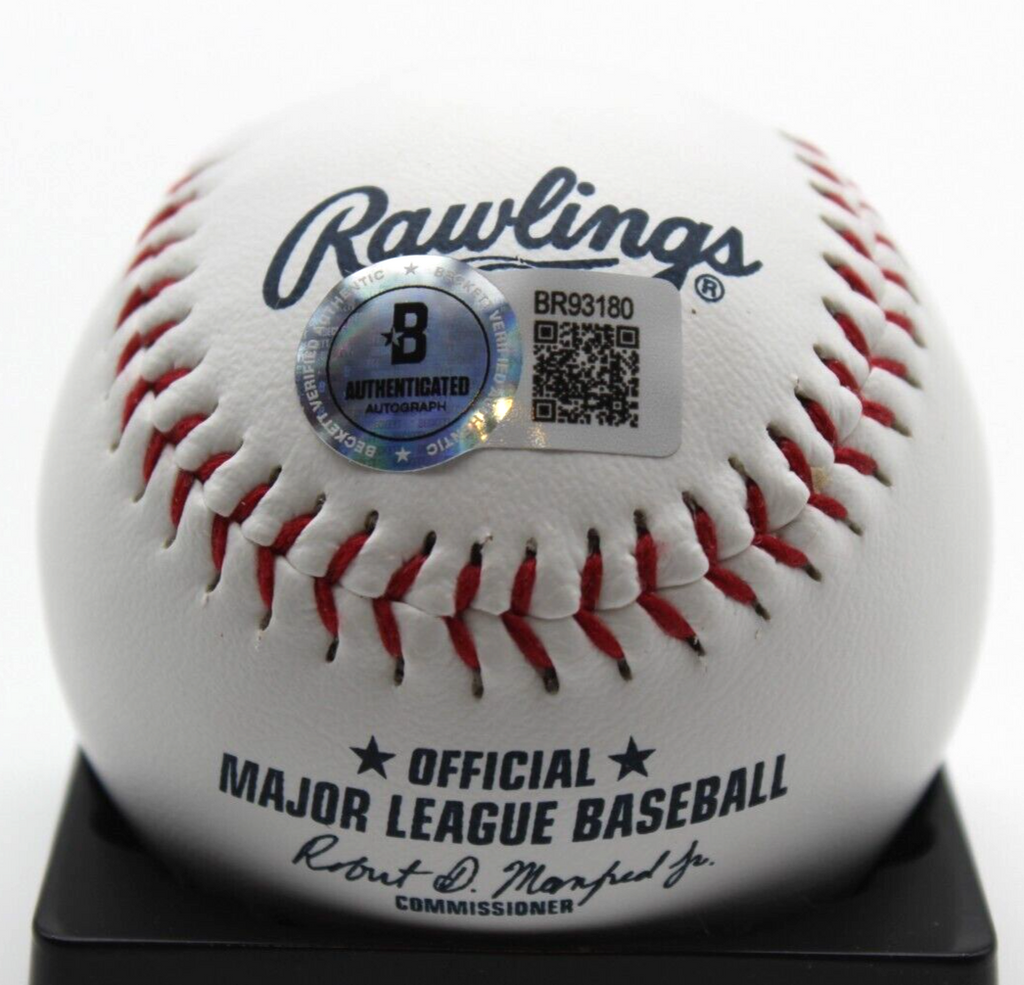 Reed Johnson Signed Chicago Cubs Major League Baseball w/Beckett BR93180