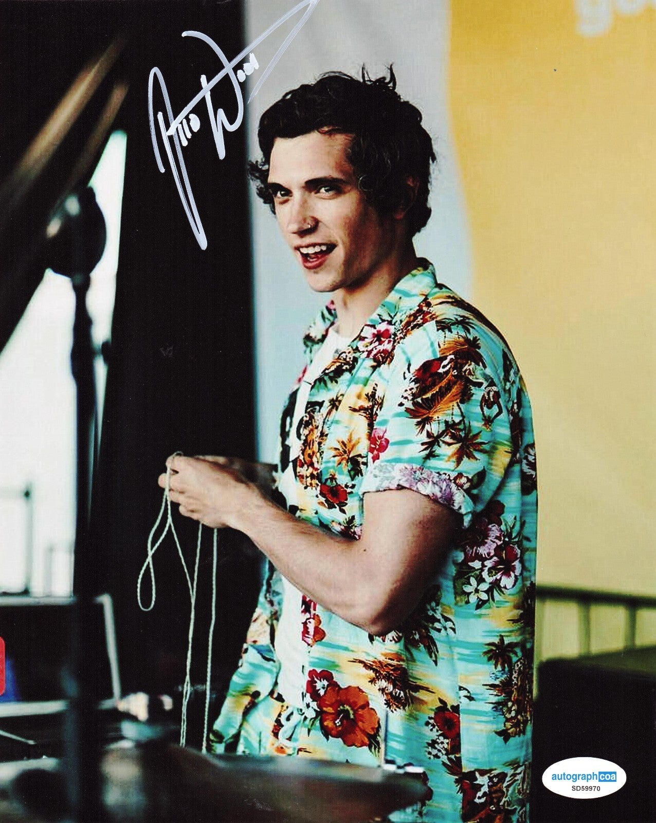 Otto Wood Waterparks Drummer Signed 8x10 Photo w/ACOA SD59970