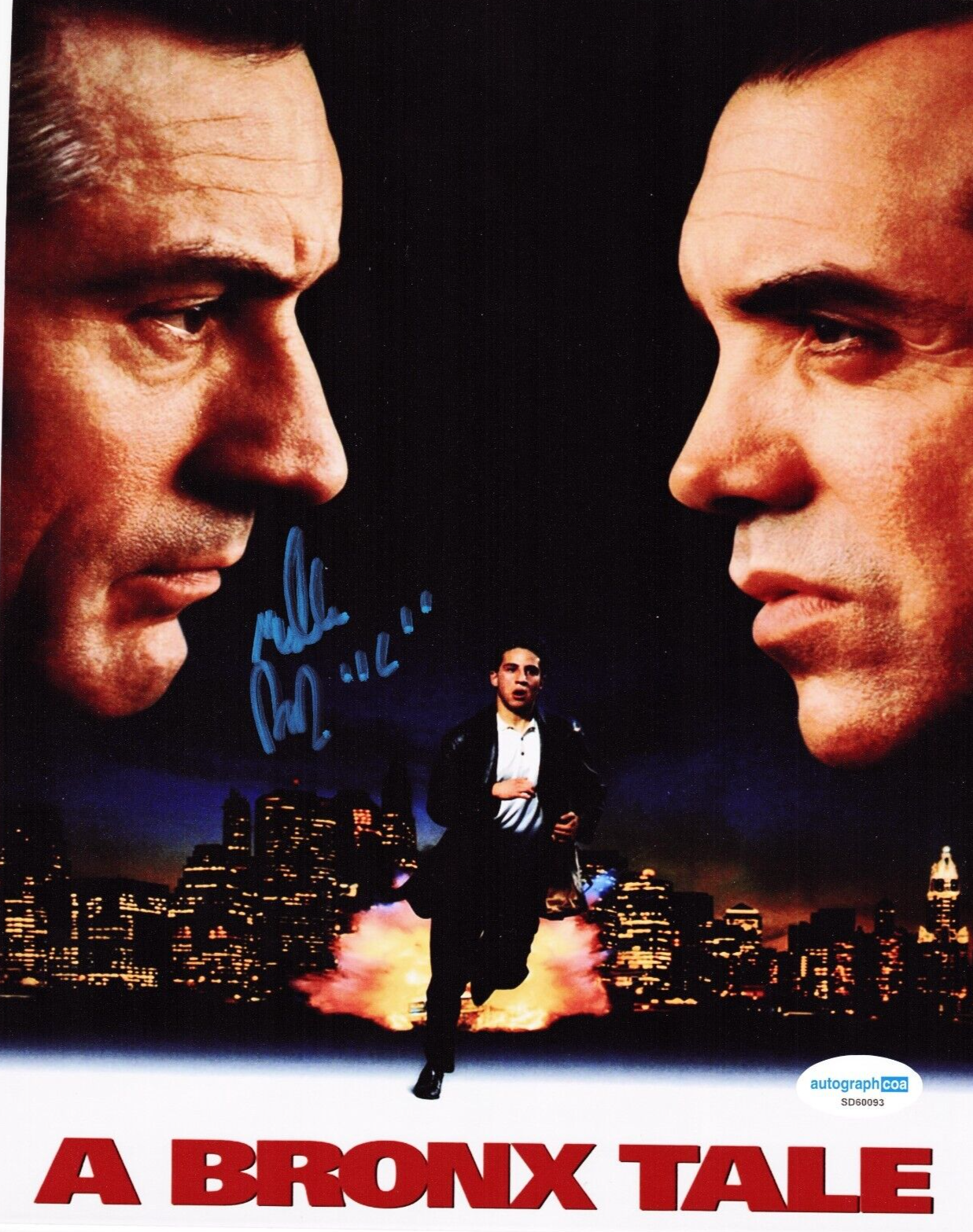 Lillo Brancato A Bronx Tale Calogero "C" Signed 8x10 Photo w/ACOA SD60093