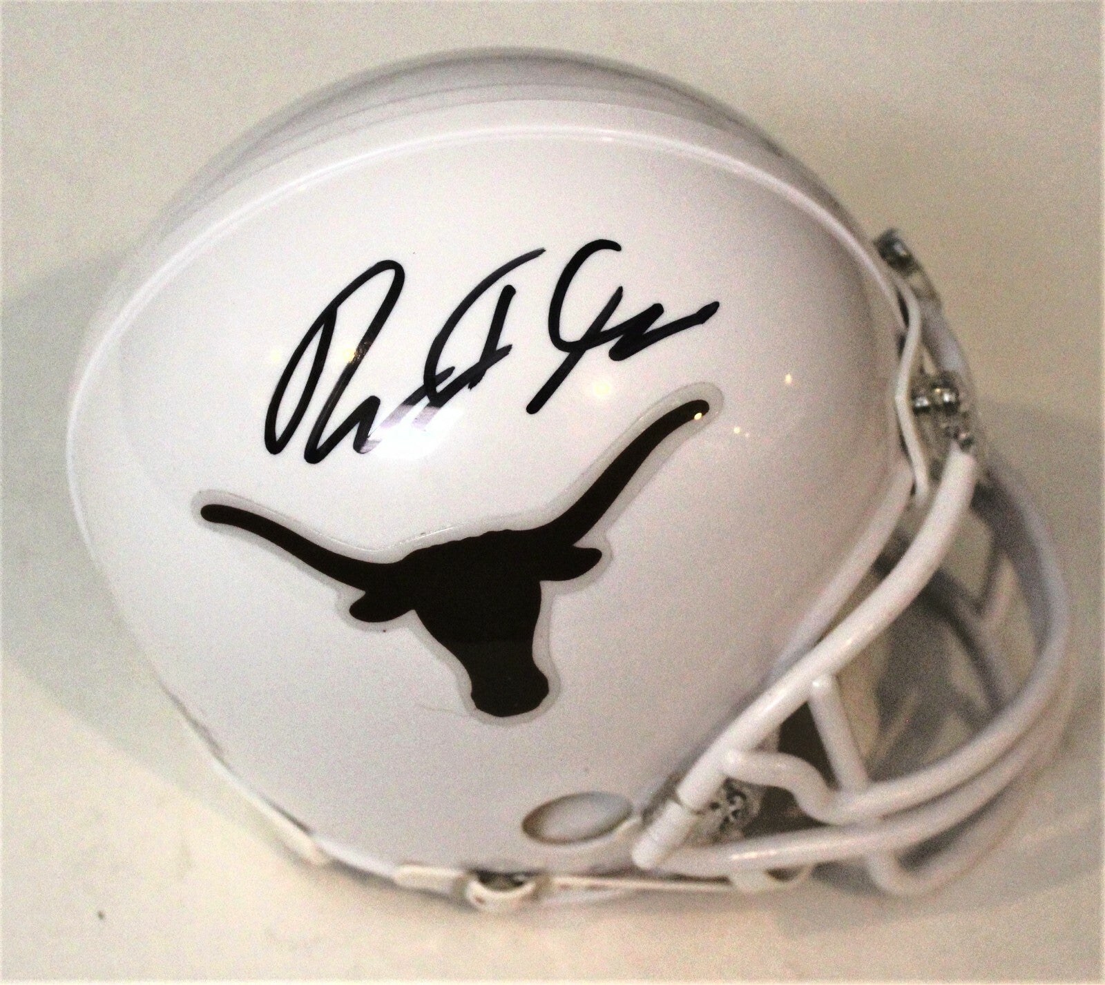 De'Gabriel Floyd Signed Texas Longhorns Mini Football Helmet W/COA C