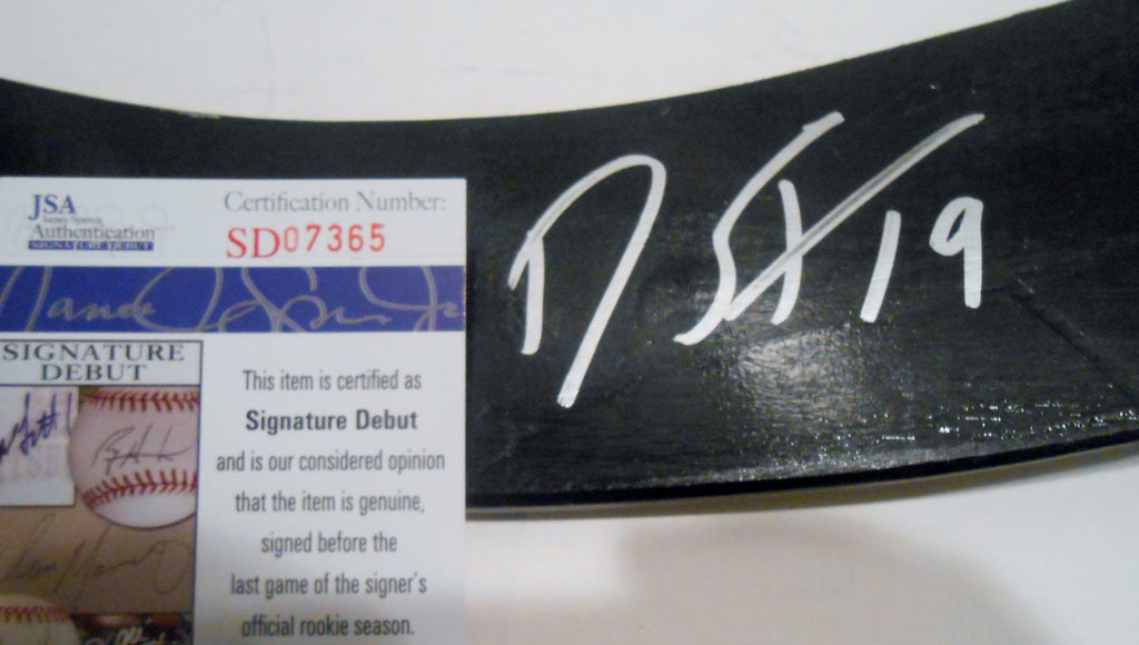 Dylan Strome Signed Stick Blade w/JSA COA  SD07365 Arizona Coyotes