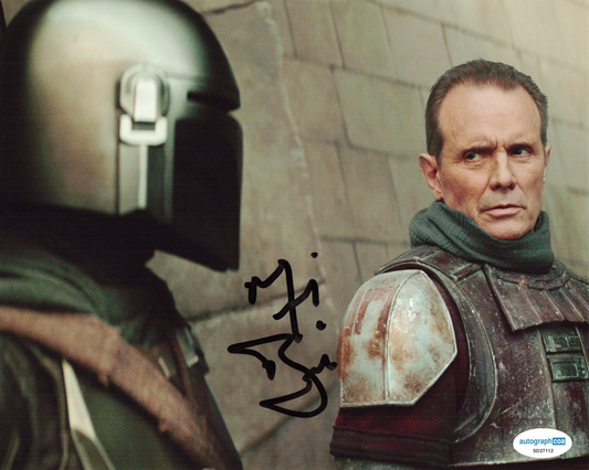 Michael Biehn Signed 8x10 Photo The Mandalorian w/ACOA SD27112