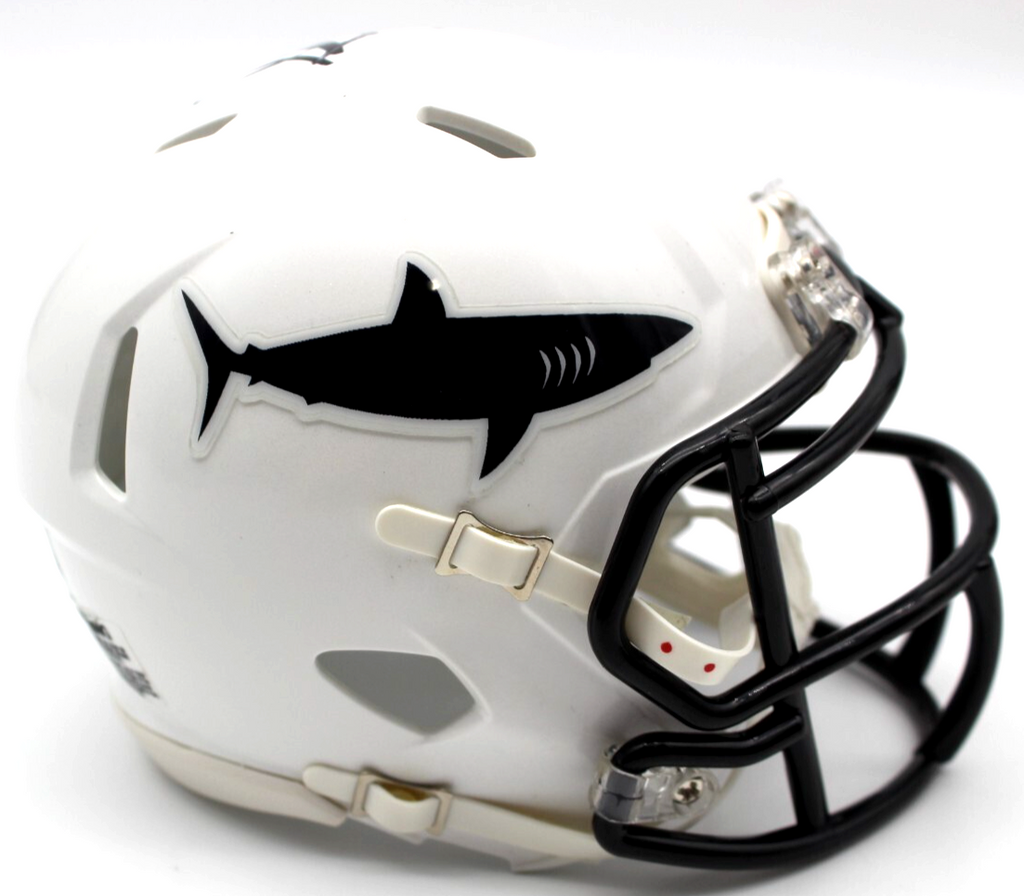LL Cool J Signed Miami Sharks Washington Mini Football Helmet w/Beckett BP30411