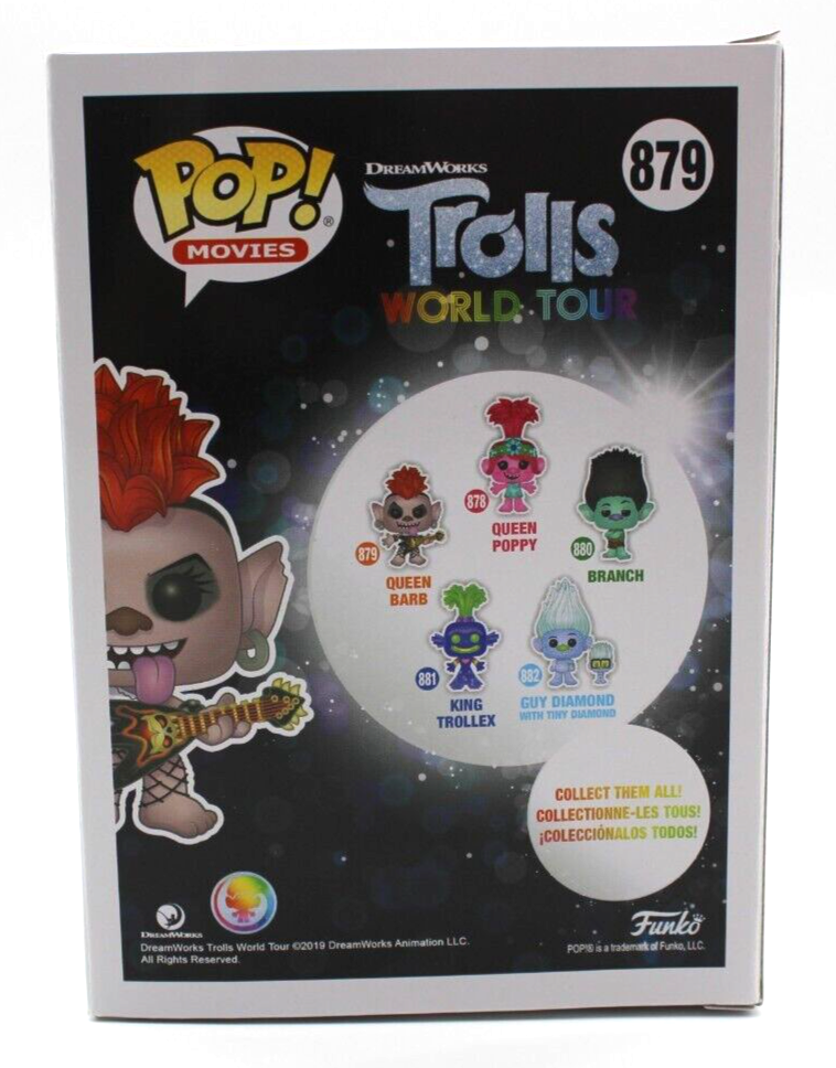 Rachel Bloom Trolls World Tour Queen Barb Signed Funko Pop w/Beckett COA BP89917